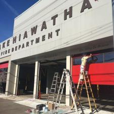Fire House Exterior Commercial Painting on Beverwyck Rd in Lake Hiawatha, NJ 07034 3